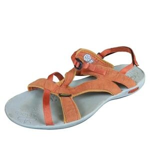 KEEN Women's Strappy Orange Fabric Sz 9 Medium Gently Used 2025